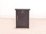 Reden Small Bed Side Table In Brown Finish GMC Express Table FN-GMC-003164