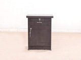 Reden Small Bed Side Table In Brown Finish GMC Express Table FN-GMC-003164