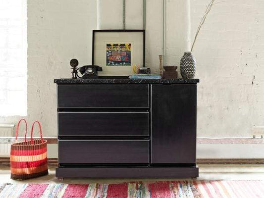 Mini Renden Chest Of Drawers With Faux Marble Top