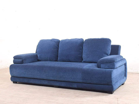 Rosario Five Seater Sofa Set In Blue Color (3+1+1)