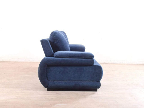 Rosario Five Seater Sofa Set In Blue Color (3+1+1)