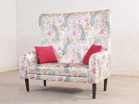Valdemar Loveseat in Peacock Floral Print