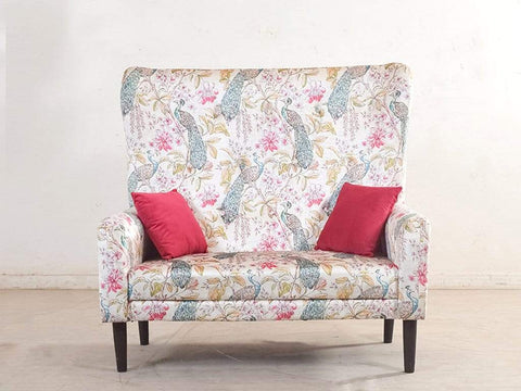 Valdemar Loveseat in Peacock Floral Print