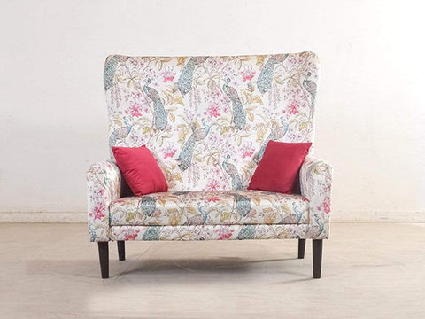 Valdemar Loveseat in Peacock Floral Print