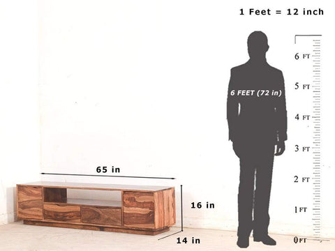 Zephyr Large Size TV Unit In Teak