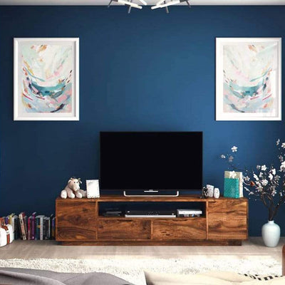 Zephyr Large Size TV Unit In Teak